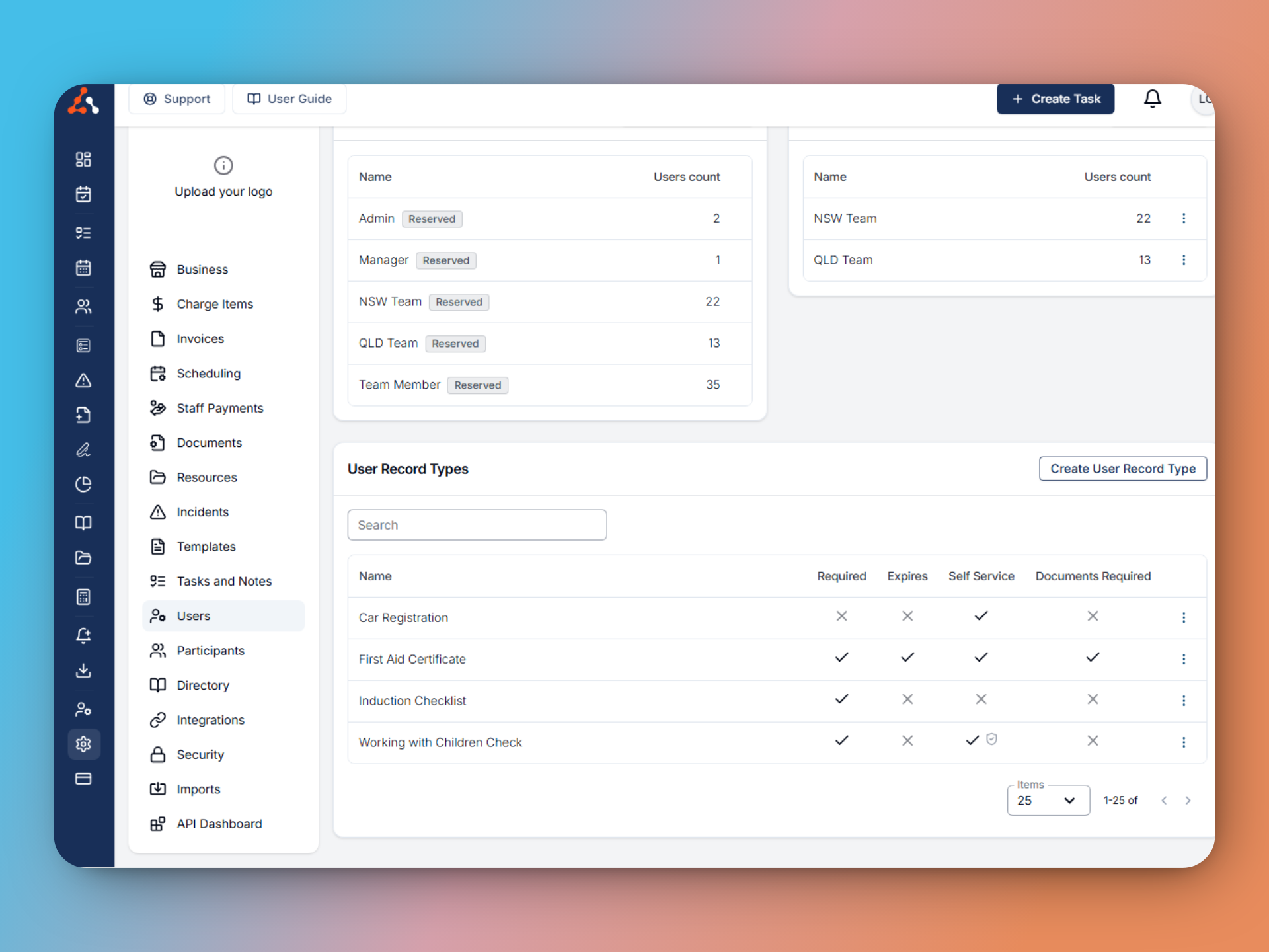 User Records Overview