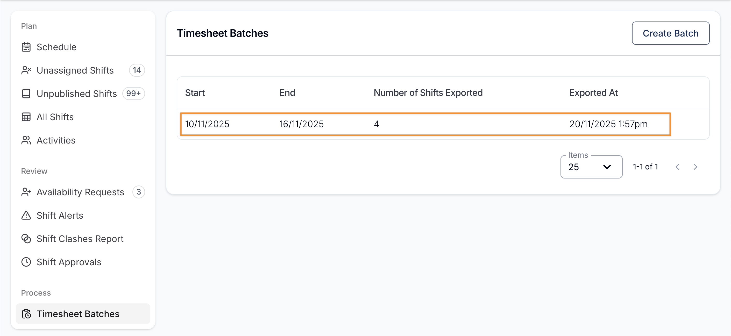 Timesheet Batches | Astalty Guide
